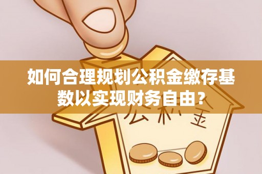 温宿如何合理规划公积金缴存基数以实现财务自由？