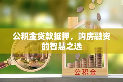 温宿公积金贷款抵押，购房融资的智慧之选