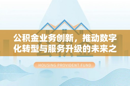 温宿公积金业务创新，推动数字化转型与服务升级的未来之路