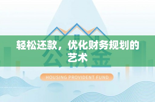 温宿轻松还款，优化财务规划的艺术