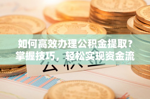 温宿如何高效办理公积金提取？掌握技巧，轻松实现资金流动