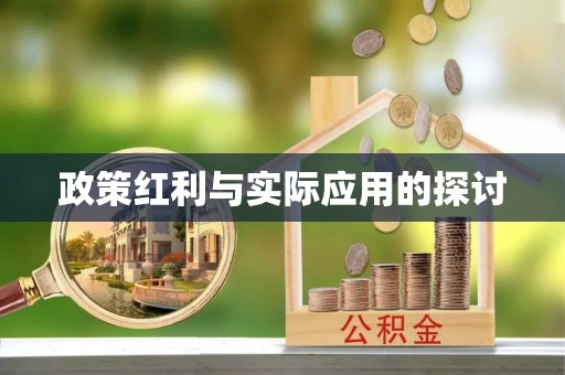 温宿政策红利与实际应用的探讨