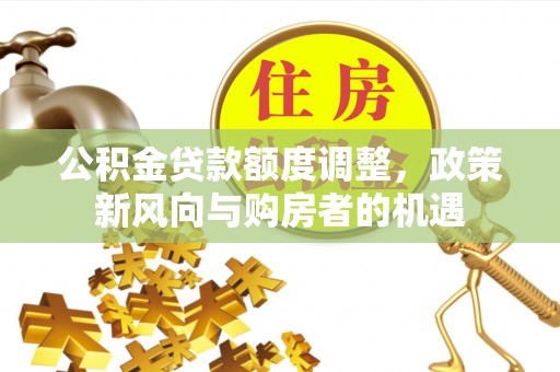 温宿公积金贷款额度调整，政策新风向与购房者的机遇