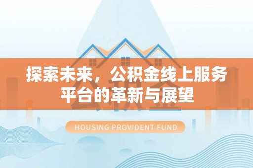 温宿探索未来，公积金线上服务平台的革新与展望