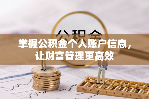 温宿掌握公积金个人账户信息，让财富管理更高效