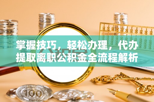 温宿掌握技巧，轻松办理，代办提取离职公积金全流程解析