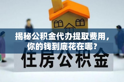 温宿揭秘公积金代办提取费用，你的钱到底花在哪？