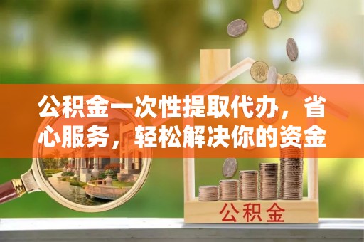 温宿公积金一次性提取代办，省心服务，轻松解决你的资金需求