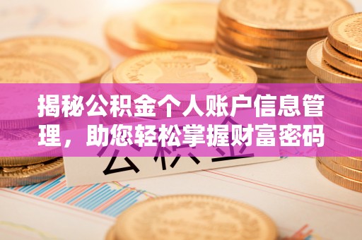 温宿揭秘公积金个人账户信息管理，助您轻松掌握财富密码