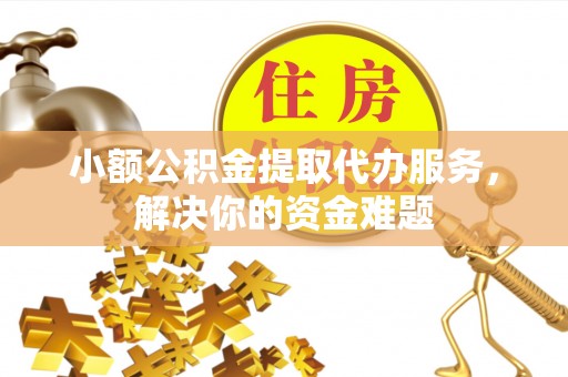 温宿小额公积金提取代办服务，解决你的资金难题