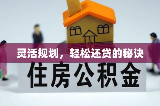 温宿灵活规划，轻松还贷的秘诀