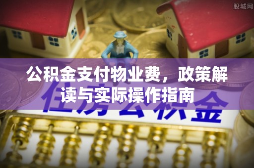 温宿公积金支付物业费，政策解读与实际操作指南